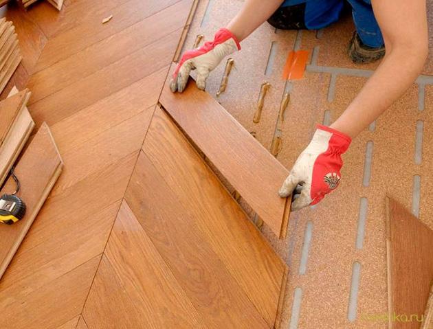 укладка, штучного, паркета