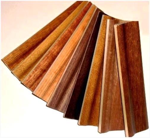 Шпонированный плинтус