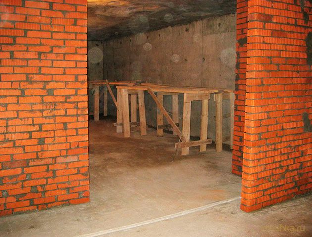 кладка, перегородок, кирпича