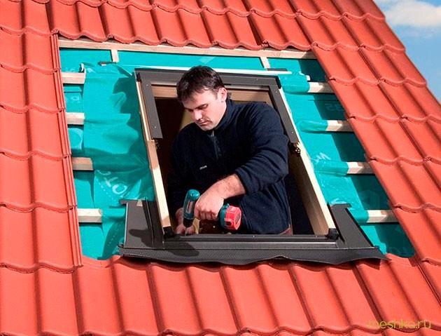 мансардные, окна