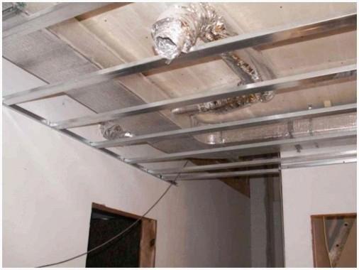 Коммуникации за кассетным потолком