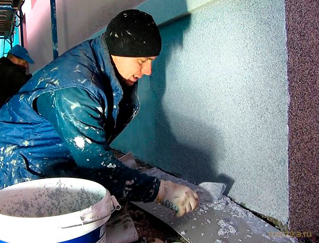 особенности, штукатурки, фасада