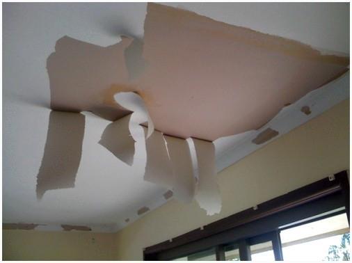 Очистка потолка перед покраской