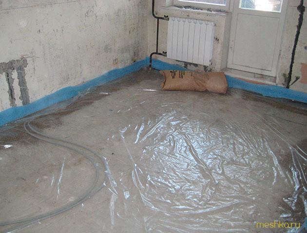 ремонт, цементного, пола