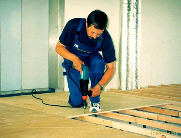 ремонт, деревянного, пола