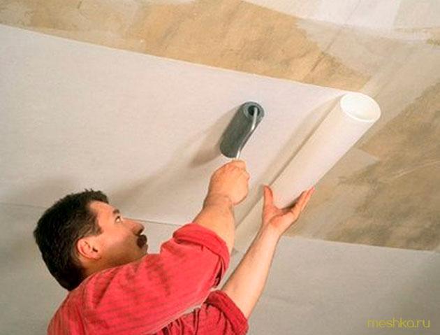 стеклохолст, потолок стеклохолст, потолок