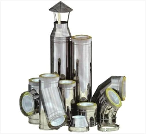 Элементы для трубы в бане