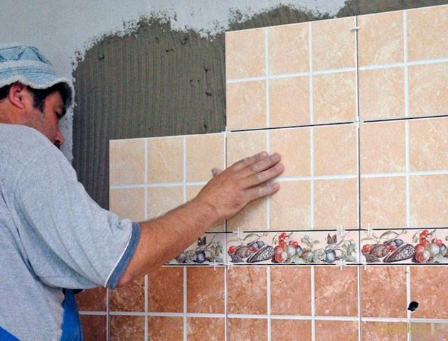 выложить, плитку