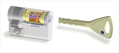 Цилиндровый дисковый замок