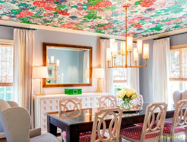 обои, потолка, особенности обои, потолка, особенности