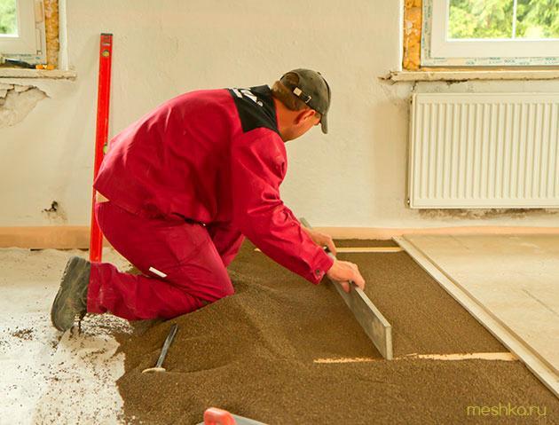 ремонт, пола
