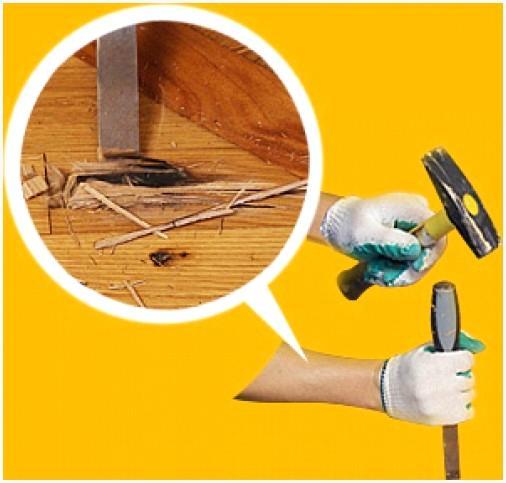 Замена планок паркета