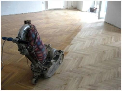 Восстановление цвета паркета