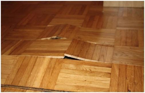 Устранение вздутия паркета