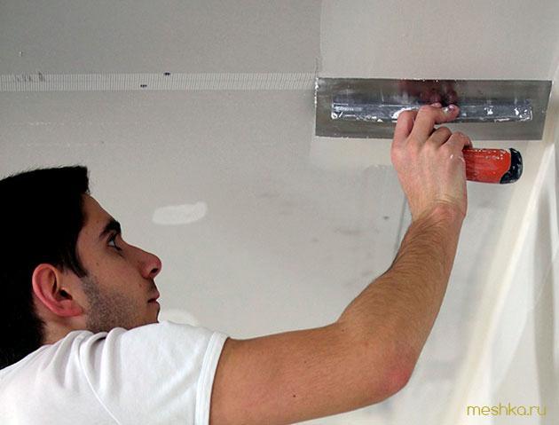 шпаклевка, потолка шпаклевка, потолка