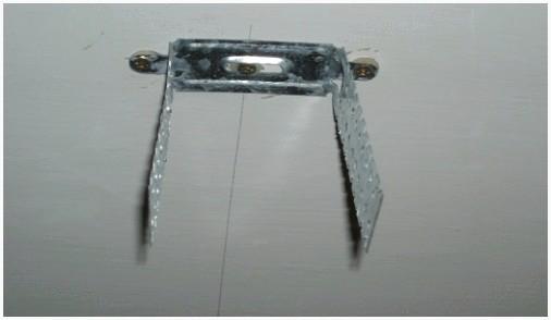 Монтаж подвесов для потолка из ГКЛ