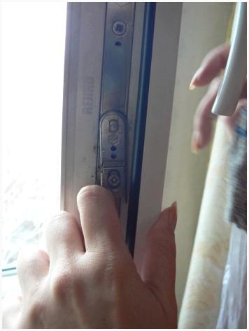 Отключение плокиратора ручки пластикового окна