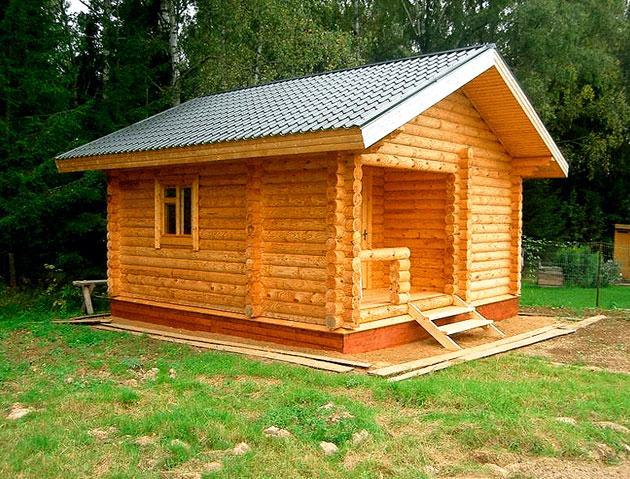 рубленая, баня