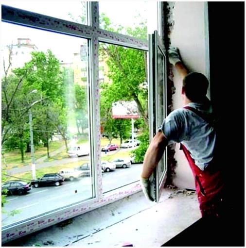 Монтаж окон