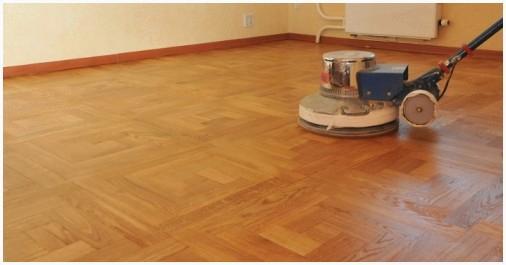 Финишная шлифовка паркета
