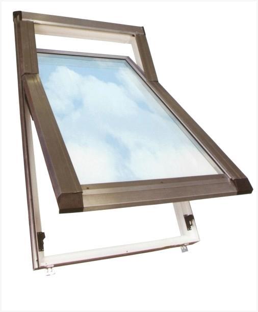 Мансардные окна с приподнятой осью