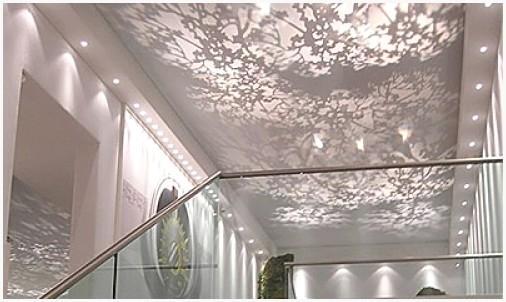 Полупрозрачные тканевые потолки