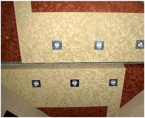 Замшевый потолок