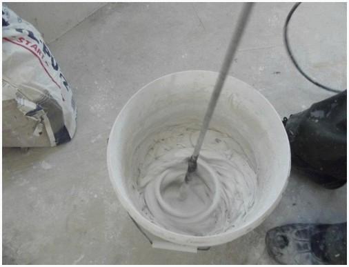 Приготовление штукатурного раствора