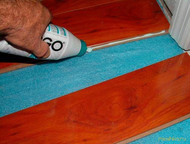 укладка, ламината, клеевой