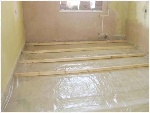 Гидроизоляция пола на лагах