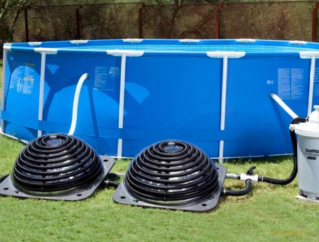 устанавливаем, подогрев, бассейна