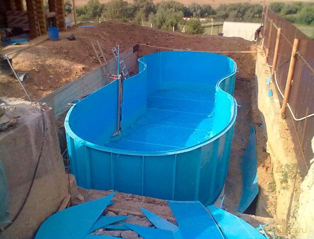 установка, бассейна