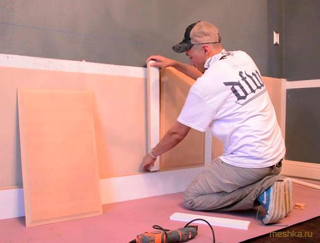 установка, стеновых, панелей