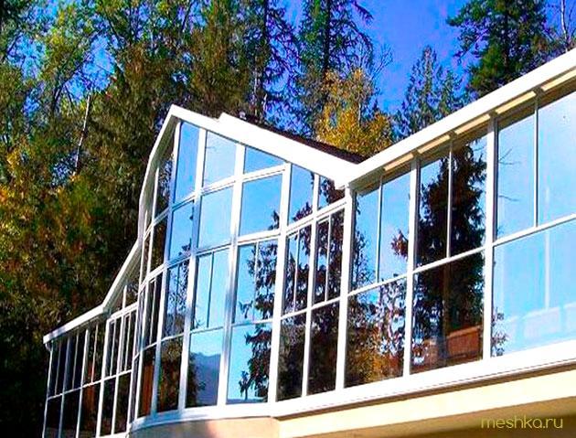 виды, фасадного, остекления