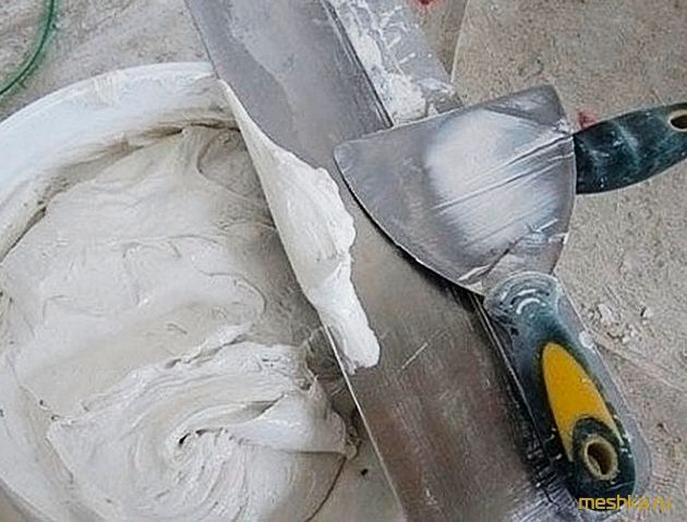 выбрать, шпаклевку, потолка