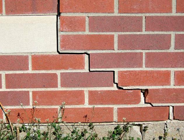 трещина, стенке