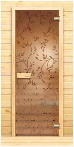 Дверь в парную сауны