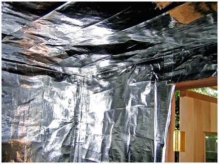 Потолок сауны