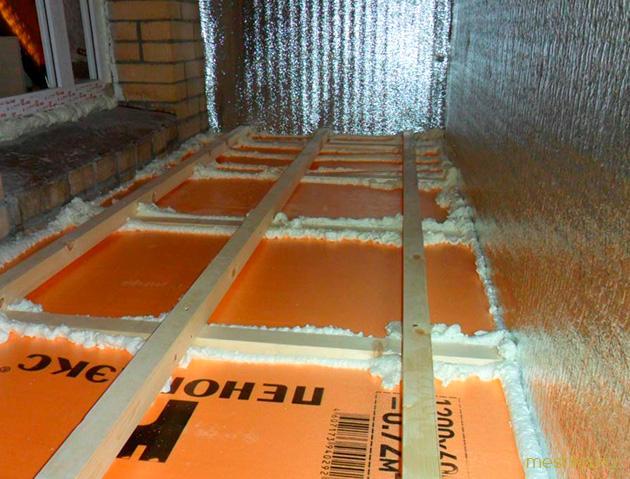 утепление, пола