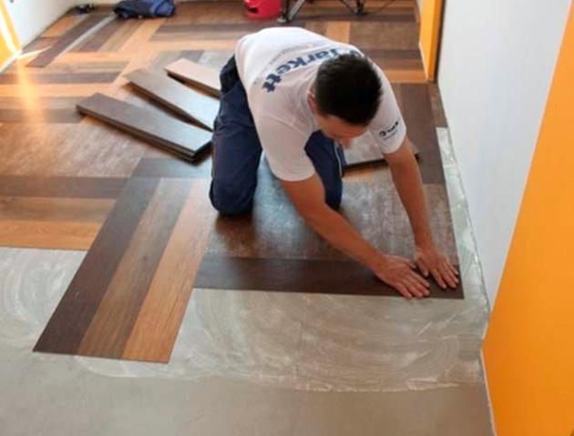 виниловая, плитка, фото