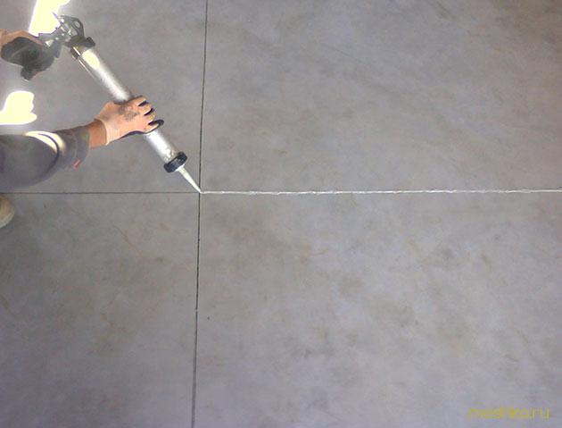 заделка, швов