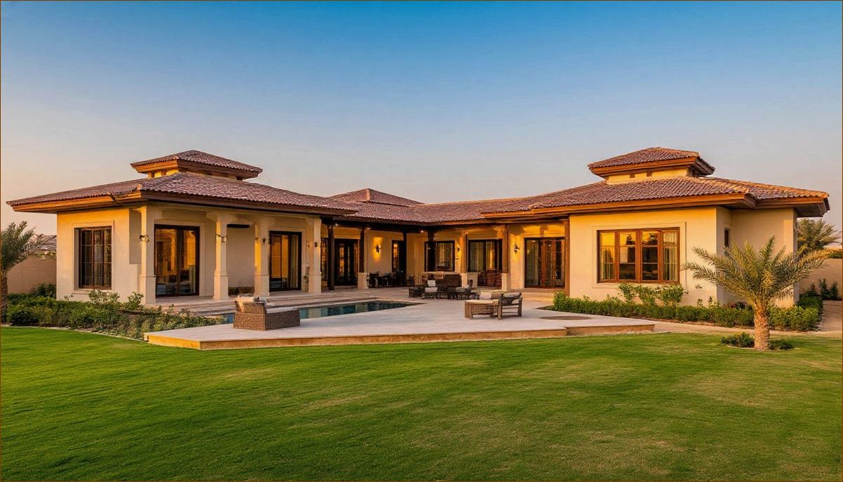 (уютные, таунхаусы, damac, farmhouses, дубае) Уютные таунхаусы Damac The Farmhouses в Дубае с современным комфортом и продуманной архитектурой
